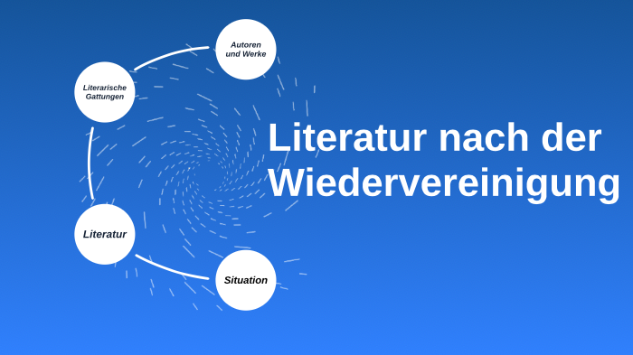 Literatur nach der Wiedervereinigung by Basil Hostettler on Prezi