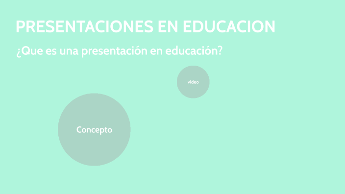 que es una presentacion en educacion by Diana Dur n G mez on Prezi