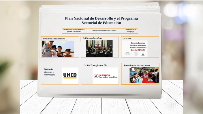 Plan Nacional De Desarrollo Y El Programa Sectorial De Educación By ...