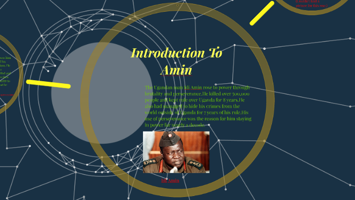 A Ugandan man named Idi Amin rose to power through brutality by Hudson ...