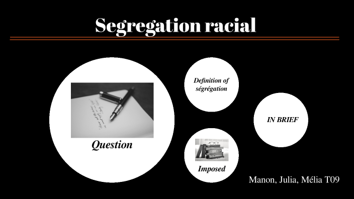 Ségrégation By Sabrina Ajej