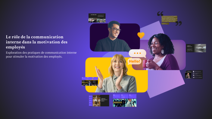 Le rôle de la communication interne dans la motivation des employés by ...