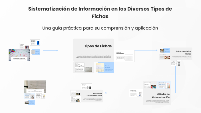 Sistematización De Información En Los Diversos Tipos De Fichas