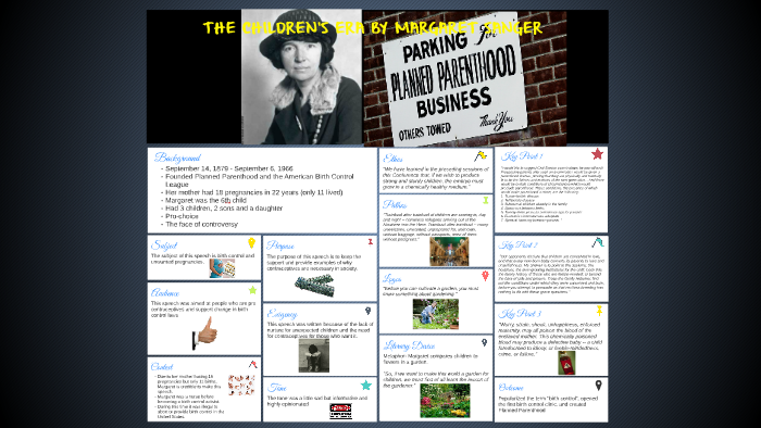 THE CHILDREN'S ERA BY MARGARET SANGER by Nia Hinds on Prezi