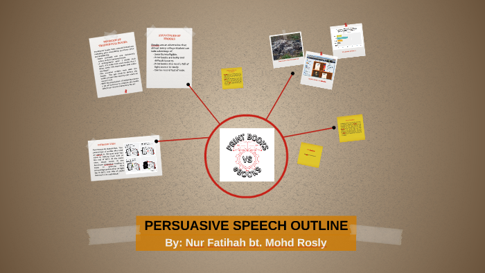 PERSUASIVE SPEECH OUTLINE by Fatihah Rosly on Prezi