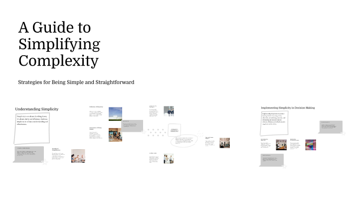A Guide to Simplifying Complexity by Kaltra Alliu on Prezi