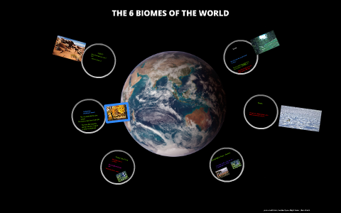 THE 6 BIOMES OF THE WORLD by chimya winfrey