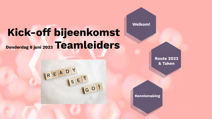 Kick-off bijeenkomst Teamleiders by Marieke Bos on Prezi