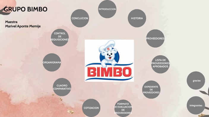 Catalogo De Cuentas De Grupo Bimbo