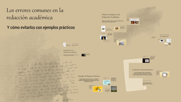 Los errores comunes en la redacción académica by Karen Landa on Prezi