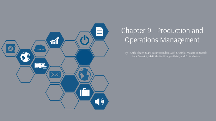 Chapter 9- Production and Operations Management by Mahi Sarantopoulou ...