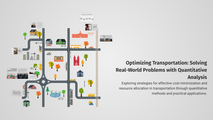 Optimizing Transportation: Solving Real-World Problems with ...