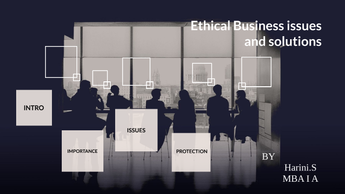 case study about ethical issues in business