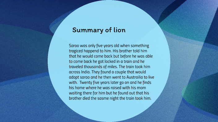 lion film analysis essay identity