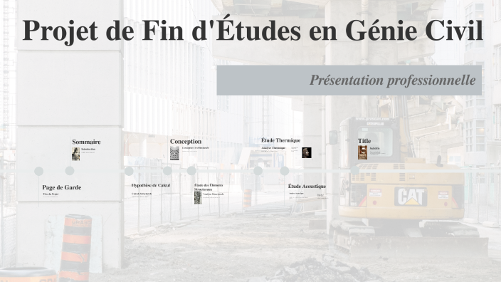 Projet de Fin d'Études en Génie Civil by amal ouni on Prezi