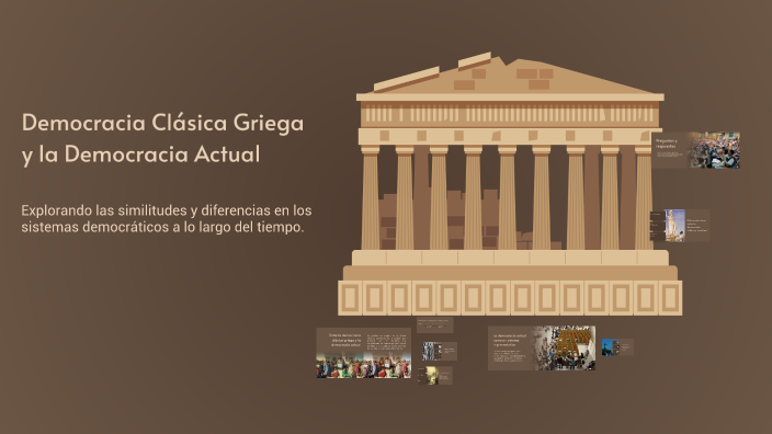 Contraste entre la Democracia Clásica Griega y la Democracia Actual by ...