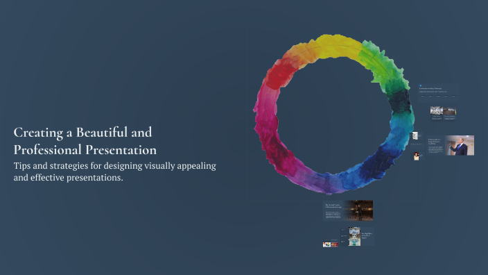Creating a Beautiful and Professional Presentation by yad zand on Prezi