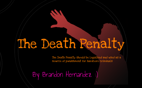 persuasive speech for death penalty