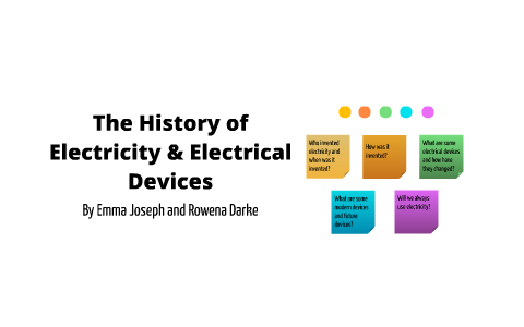 The History of Electricty & Electrical Deviced by Emma Joseph on Prezi