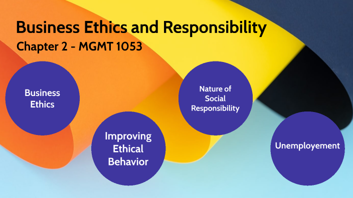 Chapter 2 Business Ethics And Responsibility By Erica Zaretsky On Prezi