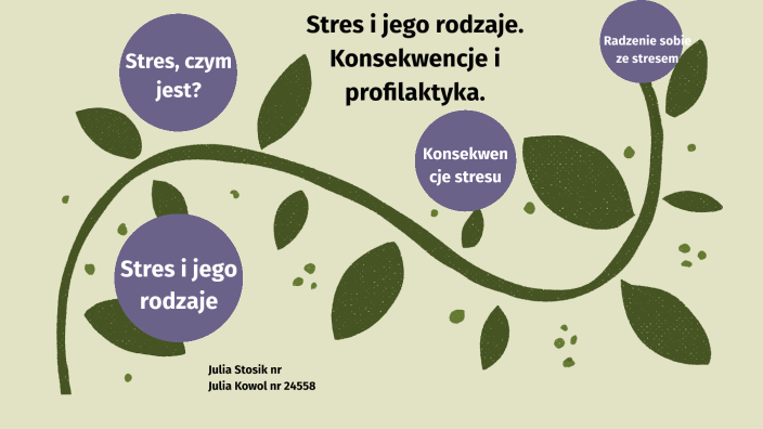 Stres I Jego Rodzaje By Julia Køwol On Prezi