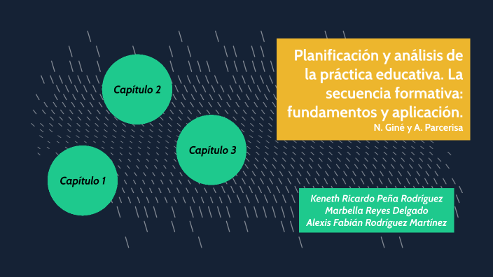 : Planificación Y Análisis De La Práctica Educativa. La Secuencia ...