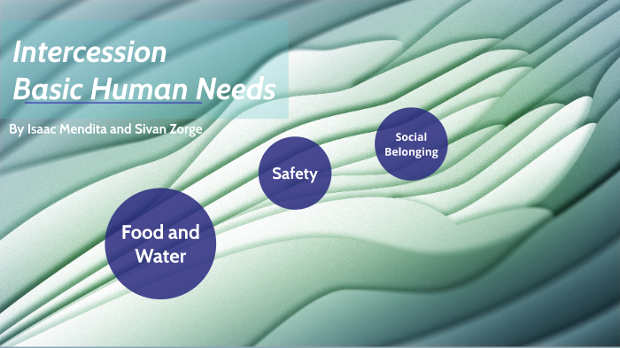 intercession basic human needs by S. R. Zorge on Prezi