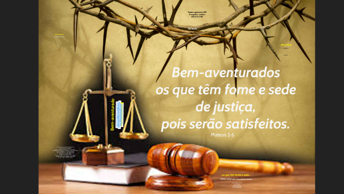 Bem Aventurados Os Que Tem Fome E Sede De Justica Pois Sera By Hudson Silva