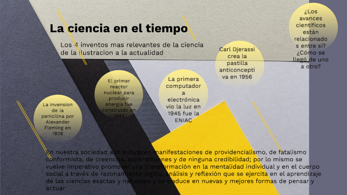 La ciencia en el tiempo by Karina Martinez Peralta on Prezi
