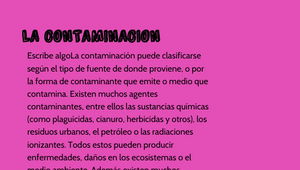 Slido Presentation Tutorial LA CONTAMINACION by JENIFER LOPEZ on Prezi Design