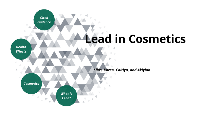 Lead in Cosmetics by Silas Alegria