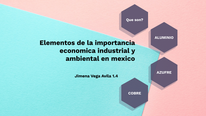 Elementos de importancia económica industrial y ambiental en México by