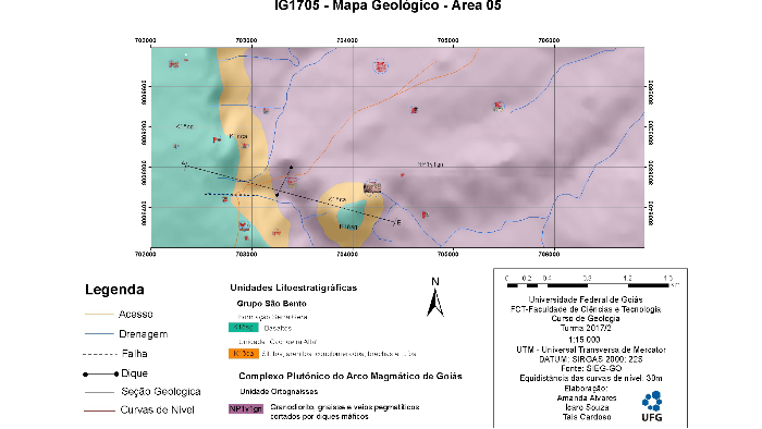 Mapeamento Geológico 2017.2 by Amanda Alvares