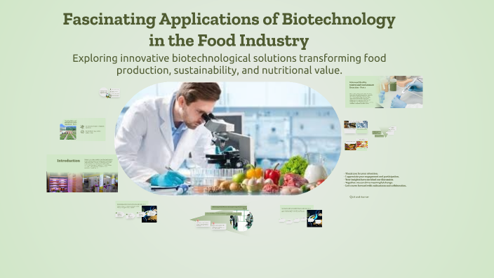 Fascinating Applications of Biotechnology in the Food Industry by hi fi ...