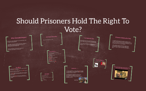 Should Prisoners Hold The Right To Vote? By George Rogulja On Prezi