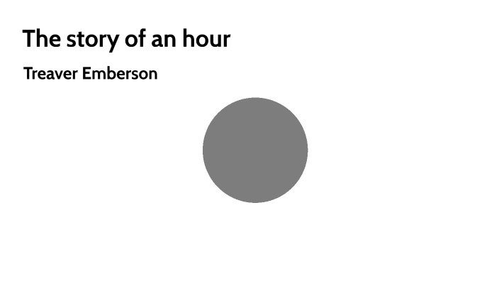 What Does The Story Of An Hour Represent