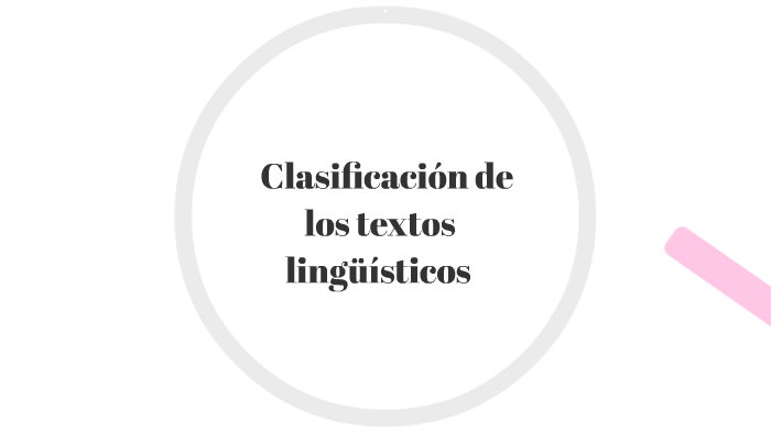 CLASIFICACION DE LOS TEXTOS LINGUISTICOS by Marce Ramirez on Prezi