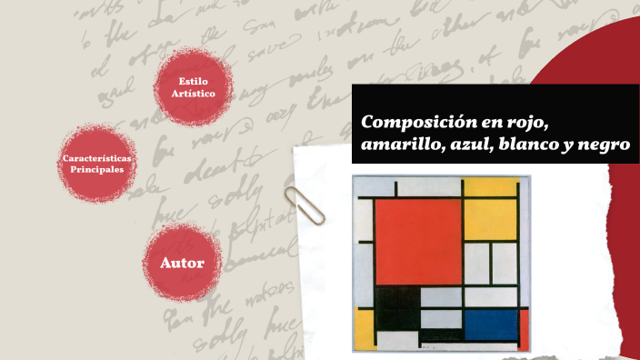Composición en rojo, amarillo, azul, blanco y negro - Piet Mondrian. by