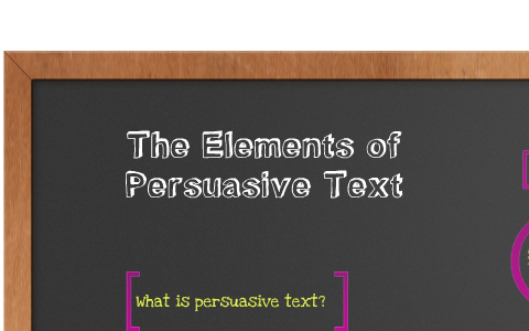 types of persuasive texts