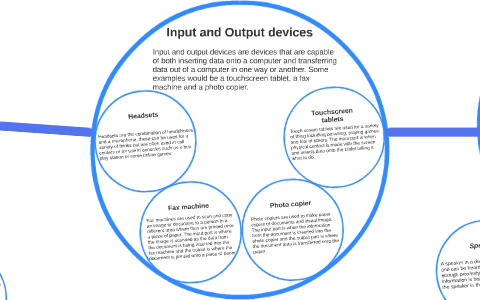 Input and Output devices by Harry Shaughnessy on Prezi