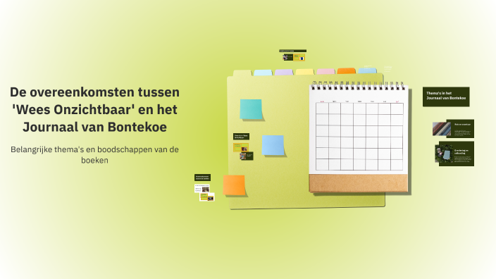 De overeenkomsten tussen 'Wees Onzichtbaar' en het Journaal van