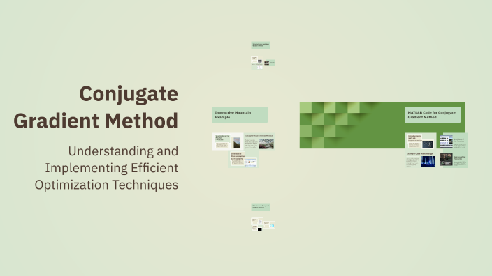 Conjugate Gradient Method by ismail 18 on Prezi