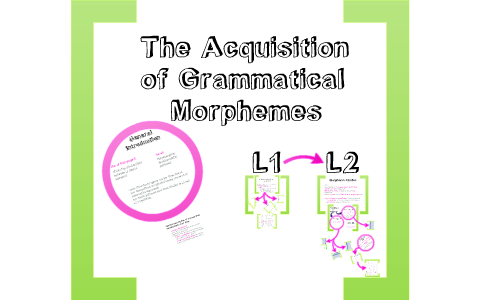 L1 Pattern Developmental Patterns in L1 and L2 Acquisition by Victoria Brunet Real ...