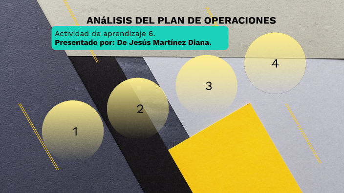 Análisis del plan de operaciones by De Jesús Martínez Diana on Prezi