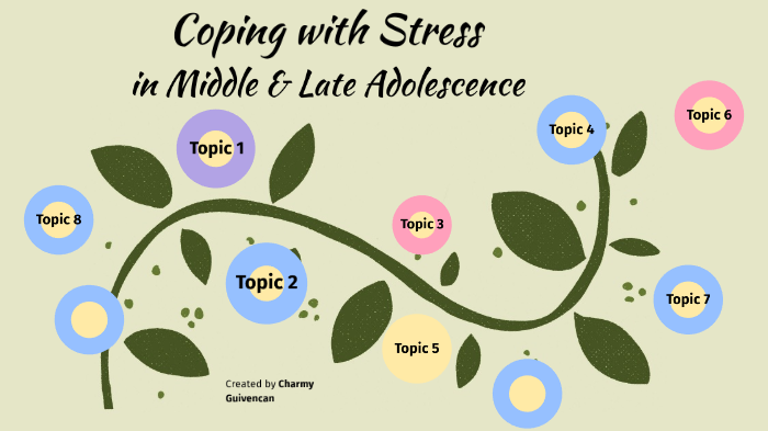 coping with stress in middle and late adolescence essay