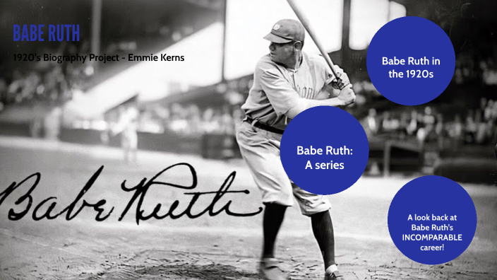 1920's Biography Project - Babe Ruth by Emmie Kerns on Prezi