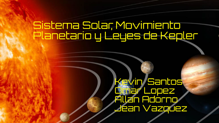Sistema Solar, Movimiento Planetario y Leyes de Kepler by Kevi Santos