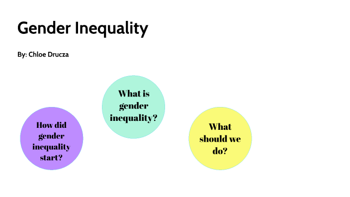 Gender Inequality by Chloe Drucza on Prezi