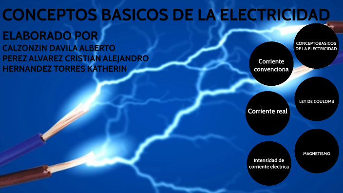 conceptos básicos de electricidad by Hernandez Torres Katherin Paulina