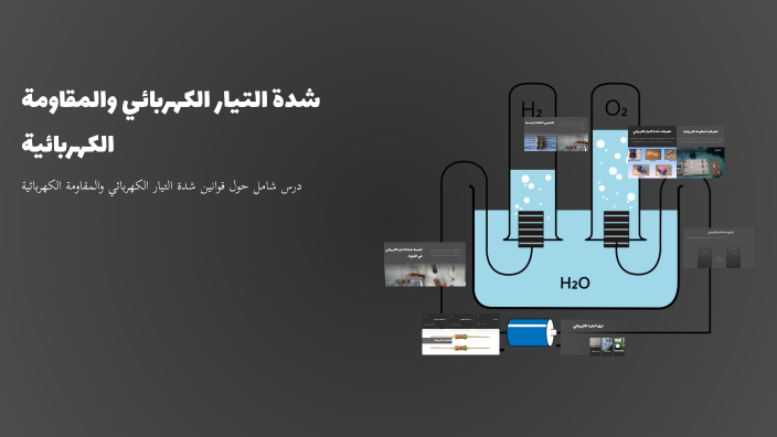 شدة التيار الكهربائي والمقاومة الكهربائية by Ehab Abdo on Prezi
